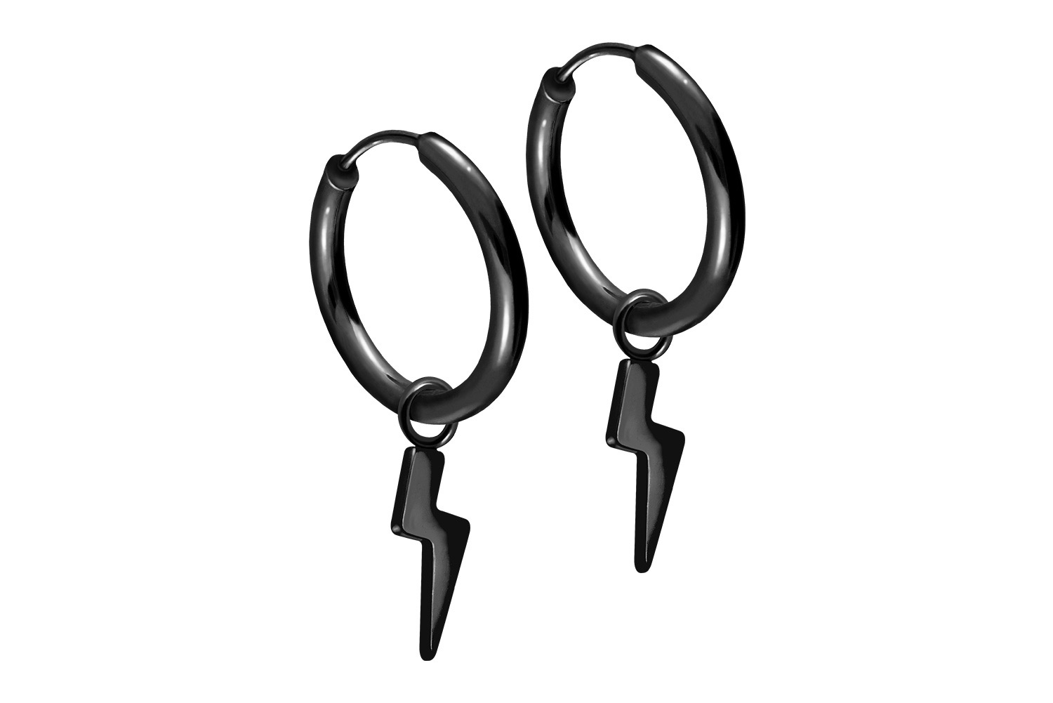 Chirurgenstahl Ohrclicker Creolen BLITZ von Piercingline